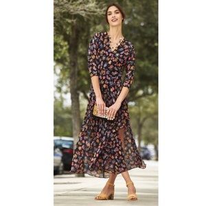 Anthropologie Maxi Floral Dress sz8